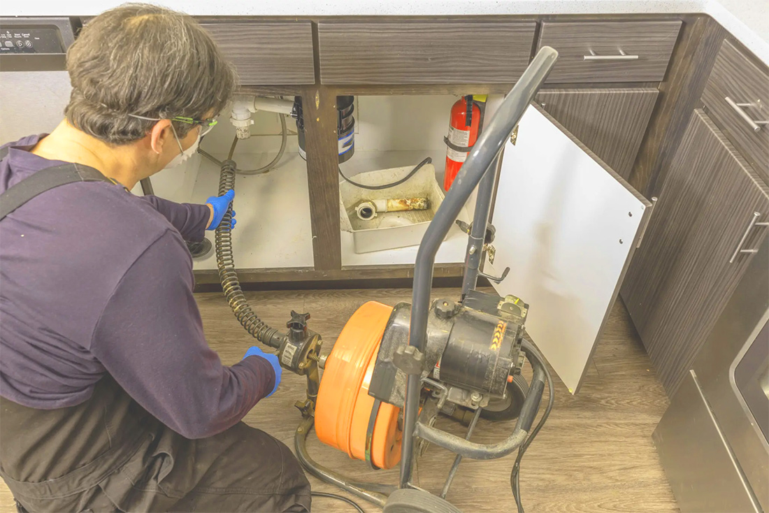 debouchage evier mecanique